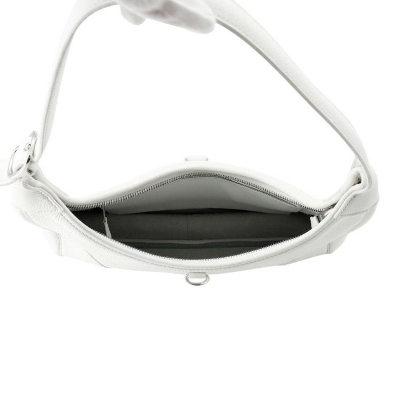 エルメス ショルダーバッグ トリム31 ホワイト/シルバー金具 トリヨンクレマンス □H刻印 白