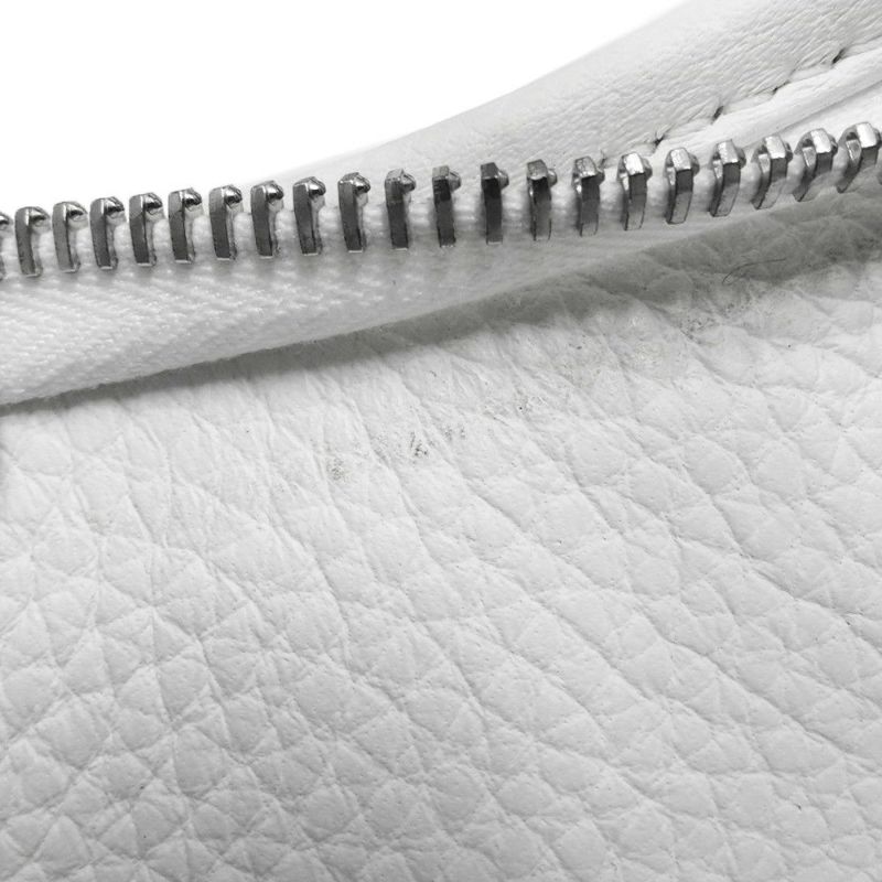 エルメス ショルダーバッグ トリム31 ホワイト/シルバー金具 トリヨンクレマンス □H刻印 白