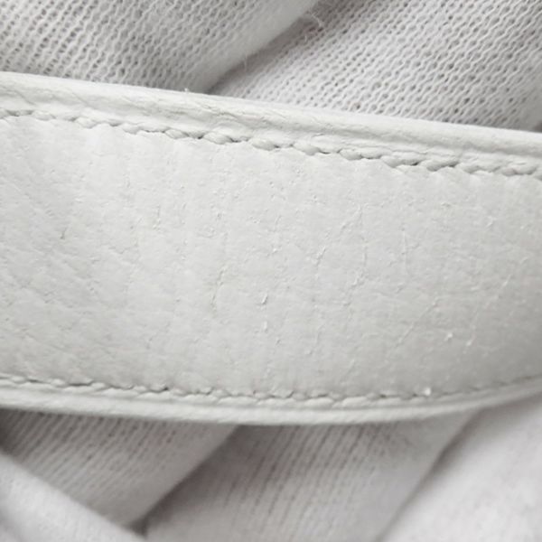 エルメス ショルダーバッグ トリム31 ホワイト/シルバー金具 トリヨンクレマンス □H刻印 白