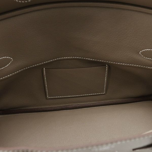 エルメス ショルダーバーキン29 エトゥープ/シルバー金具 エバーカラー K刻印 HERMES Birkin