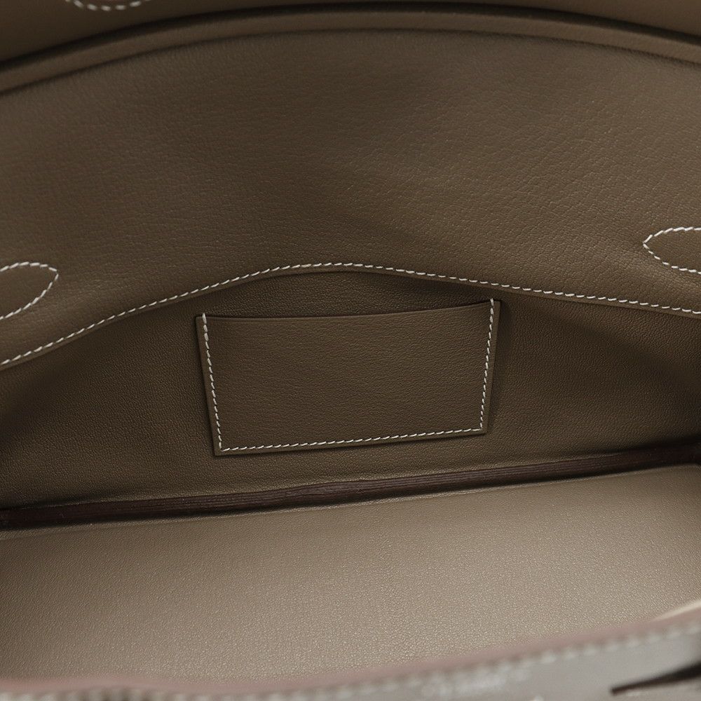 エルメス ショルダーバーキン29 エトゥープ/シルバー金具 エバーカラー K刻印 HERMES Birkin