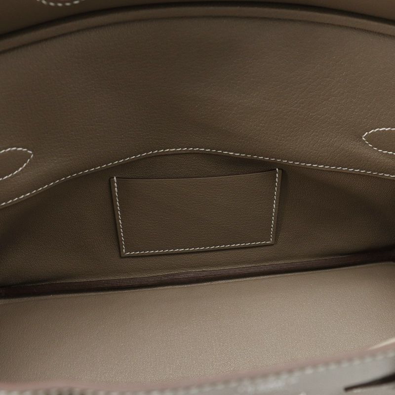 エルメス ショルダーバーキン29 エトゥープ/シルバー金具 エバーカラー K刻印 HERMES Birkin