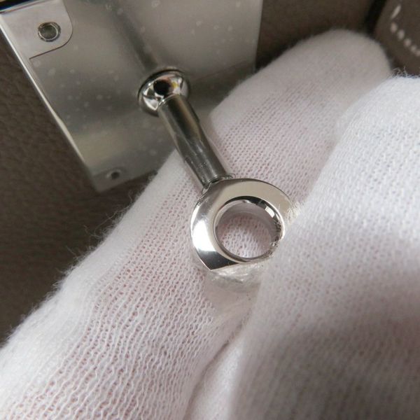 エルメス ショルダーバーキン29 エトゥープ/シルバー金具 エバーカラー K刻印 HERMES Birkin