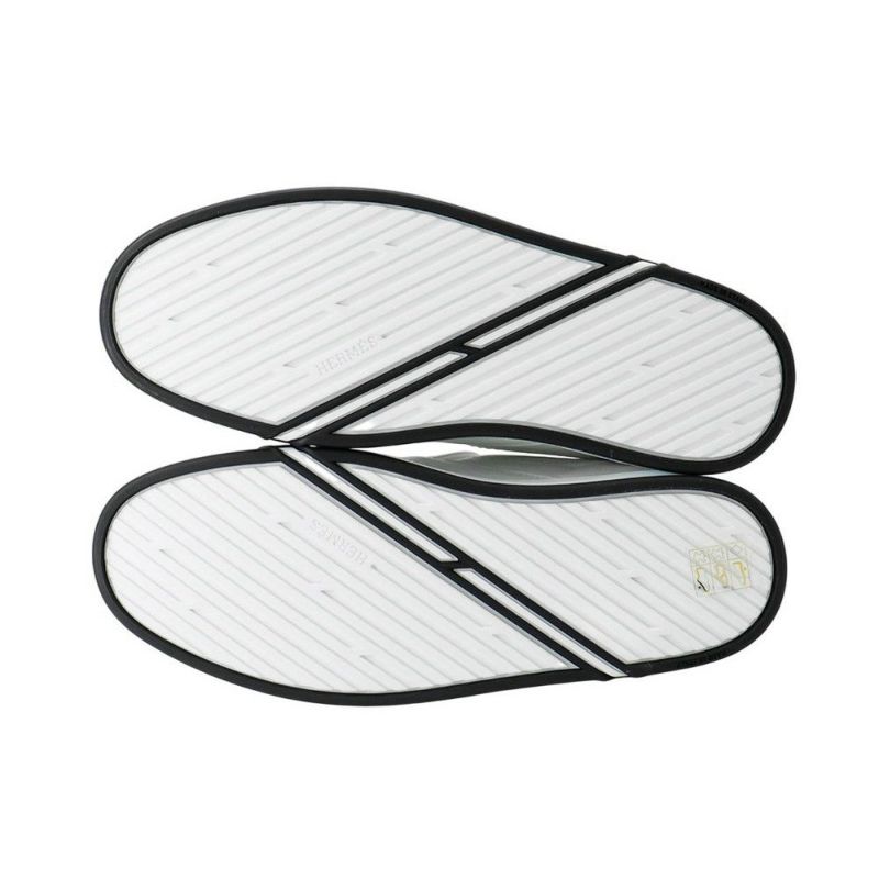 エルメス スニーカー キディ カーフ/シェーヴル・ヴェロア レディースサイズ37 HERMES 靴 白