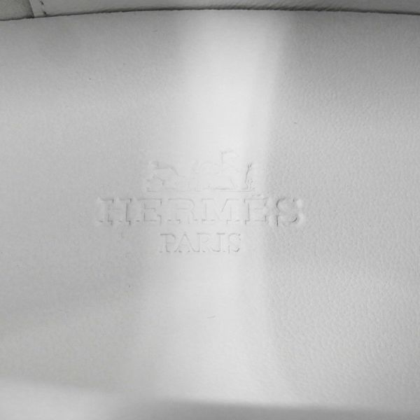 エルメス スニーカー キディ カーフ/シェーヴル・ヴェロア レディースサイズ37 HERMES 靴 白