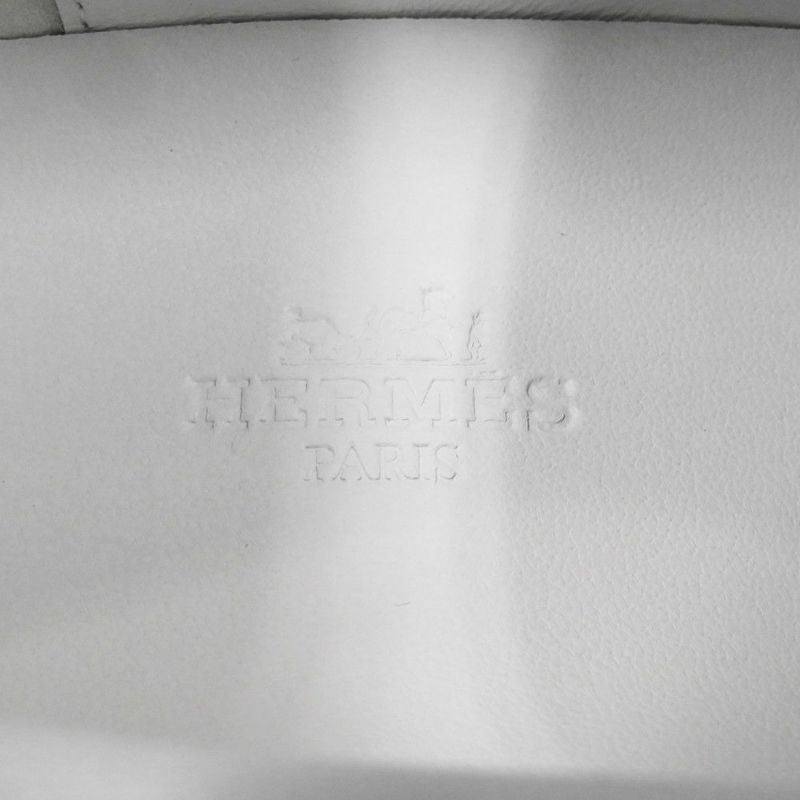 エルメス スニーカー キディ カーフ/シェーヴル・ヴェロア レディースサイズ37 HERMES 靴 白