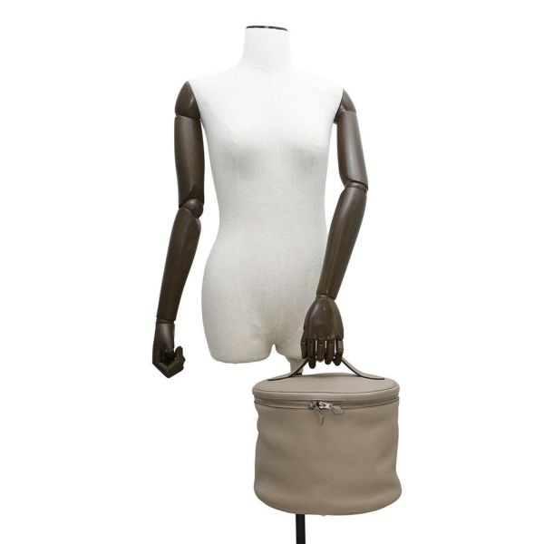 エルメス ハンドバッグ インターシティ ベージュ/シルバー金具 トリヨンクレマンス □D刻印 ショルダーバッグ