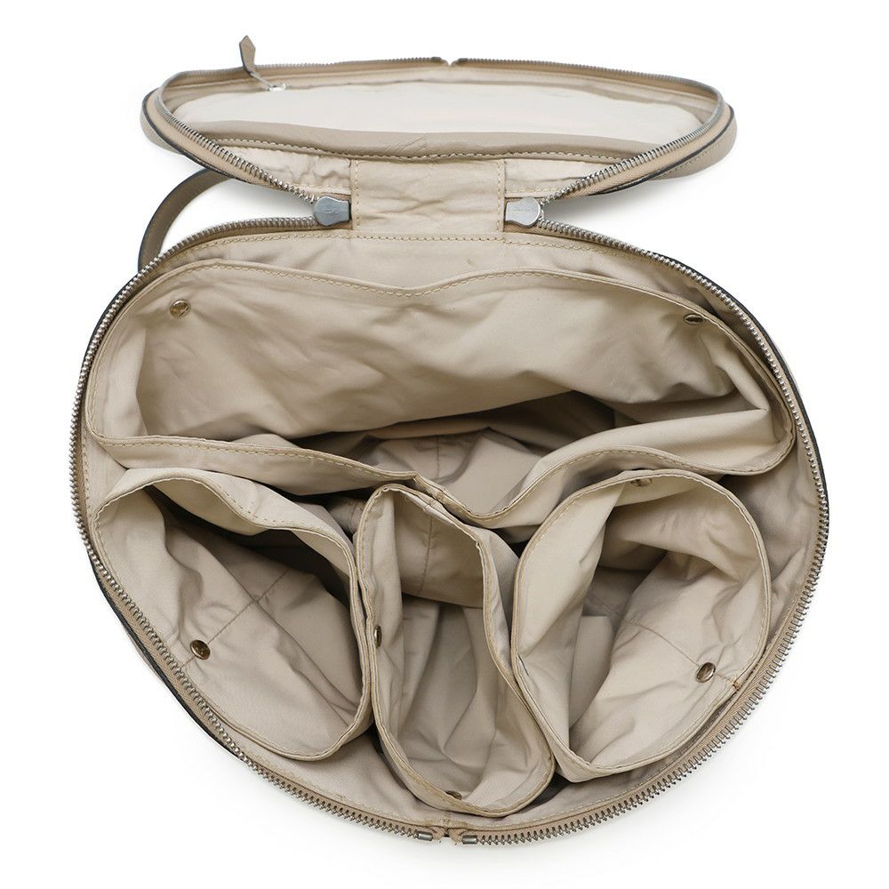 エルメス ハンドバッグ インターシティ ベージュ/シルバー金具 トリヨンクレマンス □D刻印 ショルダーバッグ