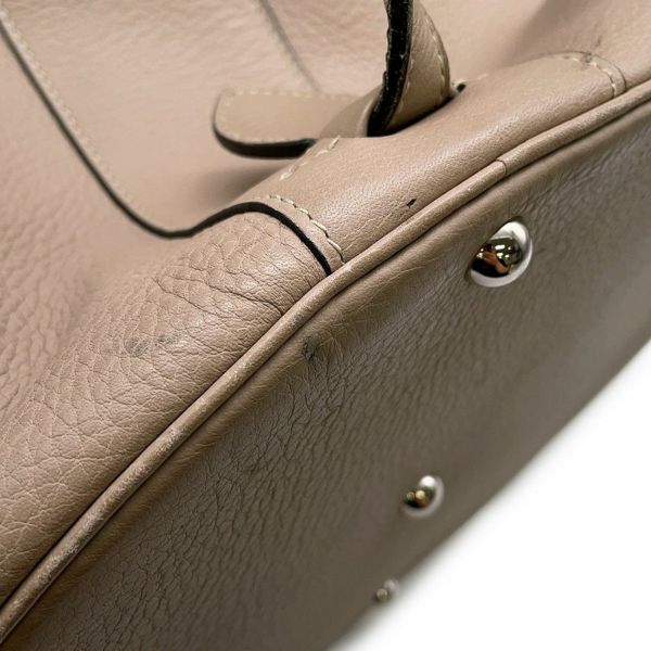 エルメス ハンドバッグ インターシティ ベージュ/シルバー金具 トリヨンクレマンス □D刻印 ショルダーバッグ