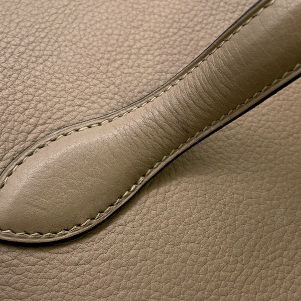 エルメス ハンドバッグ インターシティ ベージュ/シルバー金具 トリヨンクレマンス □D刻印 ショルダーバッグ