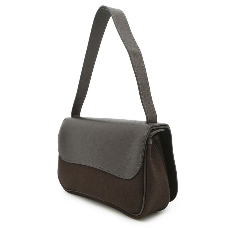 エルメス ショルダーバッグ サック・コロラドPM ハバナ/シルバー金具 トワルオフィシエ/ヴァッシュリエージュ □I刻印