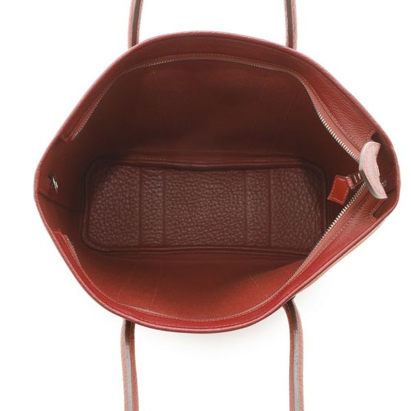 トートバッグ ガーデンジップPM ルージュデュセス/シルバー金具 トワルオフィシエ/ブッフル □M刻印