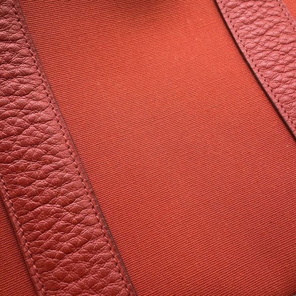 トートバッグ ガーデンジップPM ルージュデュセス/シルバー金具 トワルオフィシエ/ブッフル □M刻印