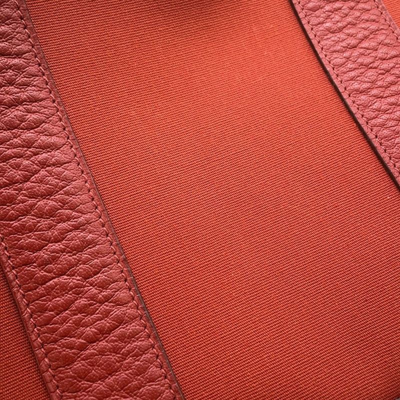 トートバッグ ガーデンジップPM ルージュデュセス/シルバー金具 トワルオフィシエ/ブッフル □M刻印