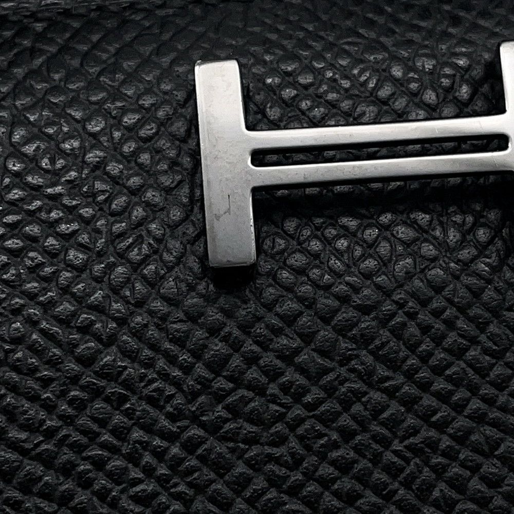 エルメス 長財布 ベアンスフレ ブラック/モノクローム金具 エプソン B刻印 HERMES 財布 黒
