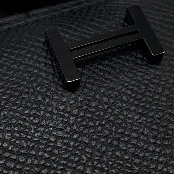 エルメス 長財布 ベアンスフレ ブラック/モノクローム金具 エプソン B刻印 HERMES 財布 黒