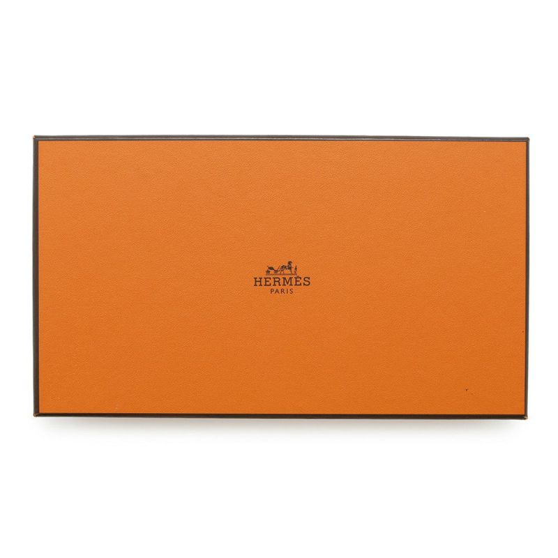 エルメス 長財布 ベアンスフレ ブラック/モノクローム金具 エプソン B刻印 HERMES 財布 黒