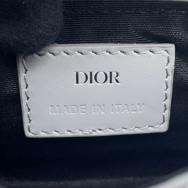 クリスチャン・ディオール ポーチ CDダイヤモンド サドル レザー PVC Christian Dior カードケース