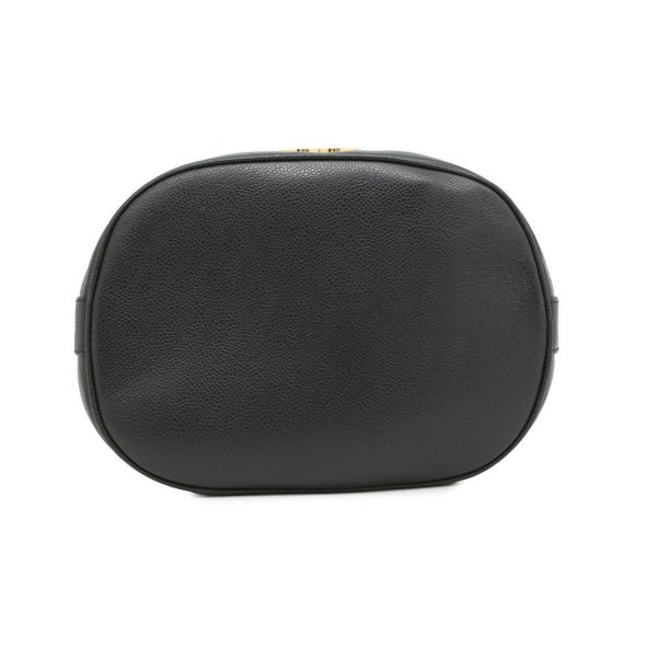 シャネル ショルダーバッグ トリプルココマーク キャビアスキン CHANEL 黒