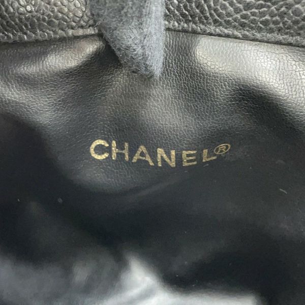 シャネル ショルダーバッグ トリプルココマーク キャビアスキン CHANEL 黒