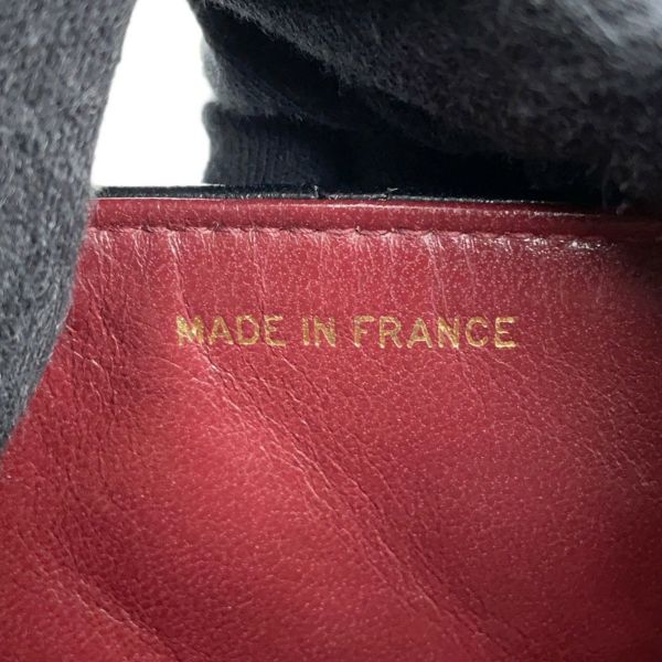 シャネル チェーンショルダーバッグ マトラッセ20 ココマーク ミニ ラムスキン A01163 CHANEL シングルチェーン 黒