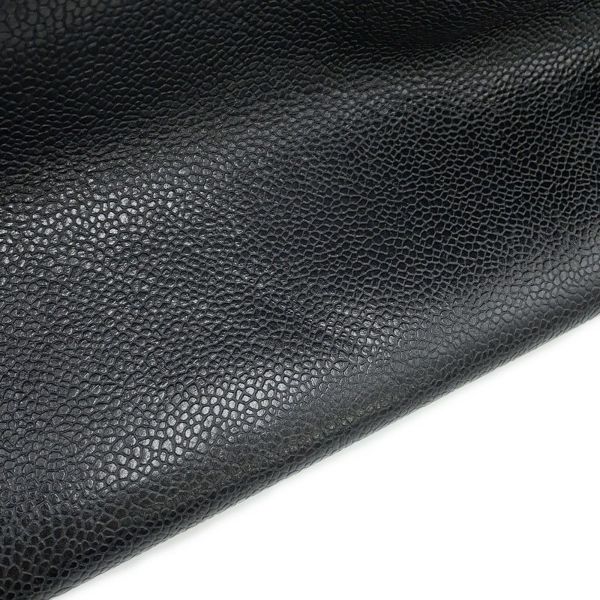 シャネル チェーントートバッグ ココマーク キャビアスキン CHANEL 黒