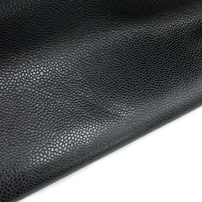 シャネル チェーントートバッグ ココマーク キャビアスキン CHANEL 黒