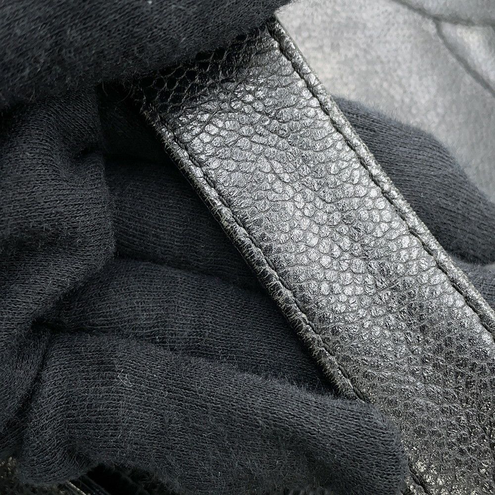 シャネル チェーントートバッグ ココマーク キャビアスキン CHANEL 黒