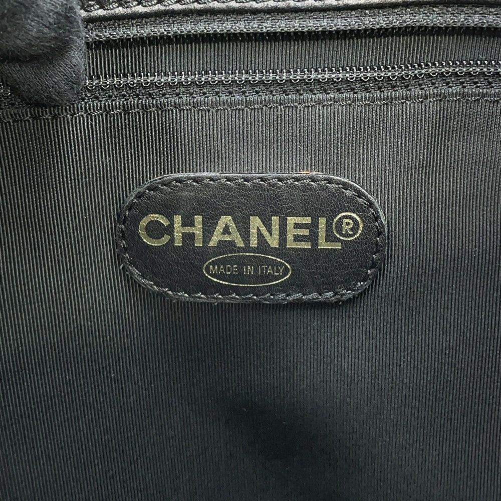 シャネル チェーントートバッグ ココマーク キャビアスキン CHANEL 黒