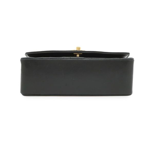 シャネル チェーンショルダーバッグ マトラッセ22 ココマーク ダイアナ シングルチェーン A01164 CHANEL 黒