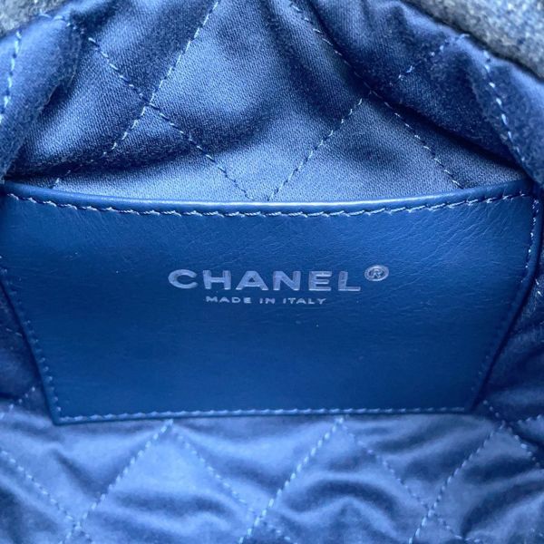 シャネル ハンドバッグ CHANEL 22 ミニ ココマーク デニム AS3980 CHANEL 2way