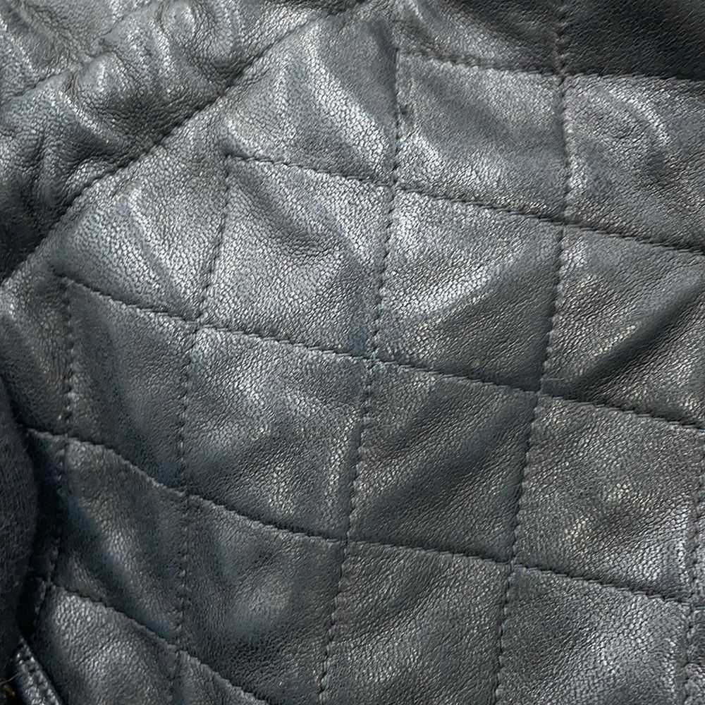 シャネル チェーンショルダーバッグ マトラッセ ココマーク 巾着バッグ ラムスキン CHANEL 黒