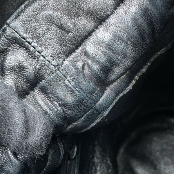 シャネル チェーンショルダーバッグ マトラッセ ココマーク 巾着バッグ ラムスキン CHANEL 黒