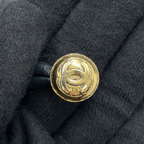 シャネル チェーンショルダーバッグ マトラッセ ココマーク 巾着バッグ ラムスキン CHANEL 黒