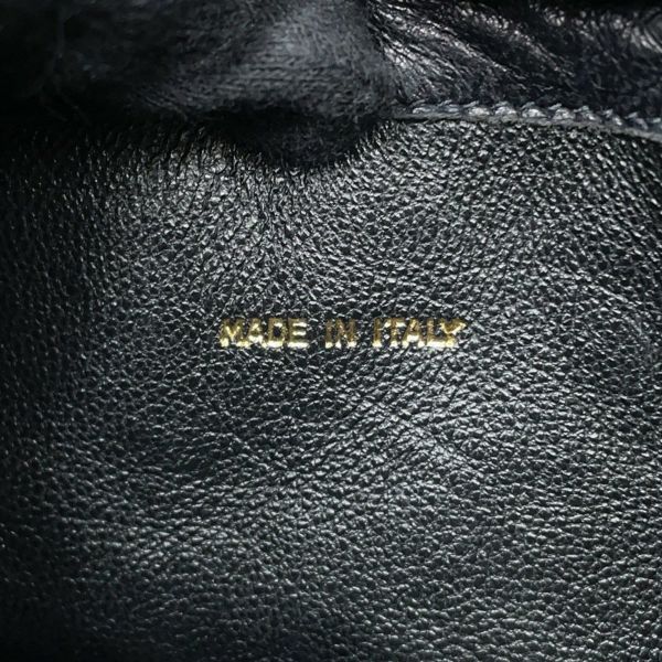 シャネル チェーンショルダーバッグ マトラッセ ココマーク 巾着バッグ ラムスキン CHANEL 黒
