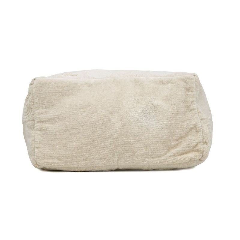 シャネル トートバッグ ビーチバッグセット ココマーク コットン CHANEL ポーチ タオル付き