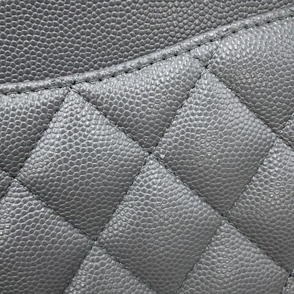 シャネル チェーンショルダーバッグ マトラッセ25 ココマーク キャビアスキン ダブルチェーン A01112 CHANEL