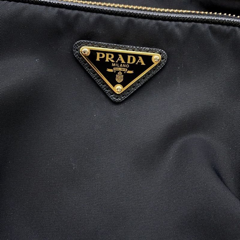 プラダ ハンドバッグ ナイロン サフィアーノ 1BG308 PRADA 2wayショルダー 黒