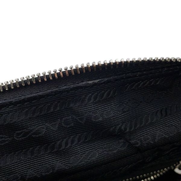 プラダ チェーンショルダーバッグ キルティング ナイロン ブラック 1BB903 PRADA バッグ 黒