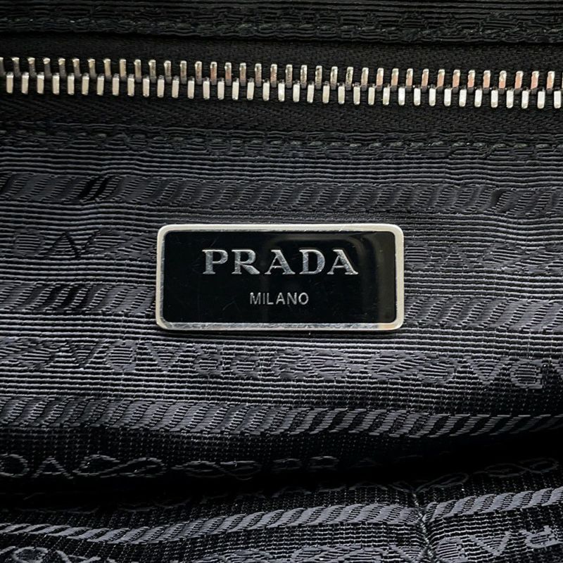 プラダ チェーンショルダーバッグ キルティング ナイロン ブラック 1BB903 PRADA バッグ 黒