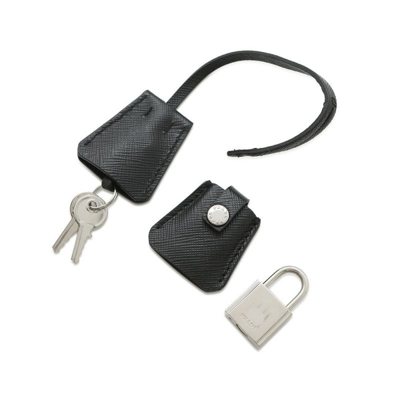 プラダ チェーンショルダーバッグ キルティング ナイロン ブラック 1BB903 PRADA バッグ 黒