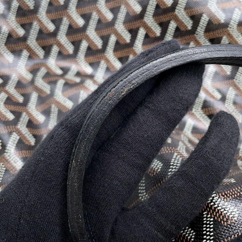 ゴヤール トートバッグ サンルイPM AMALOUISPM01 GOYARD ポーチ付き 黒