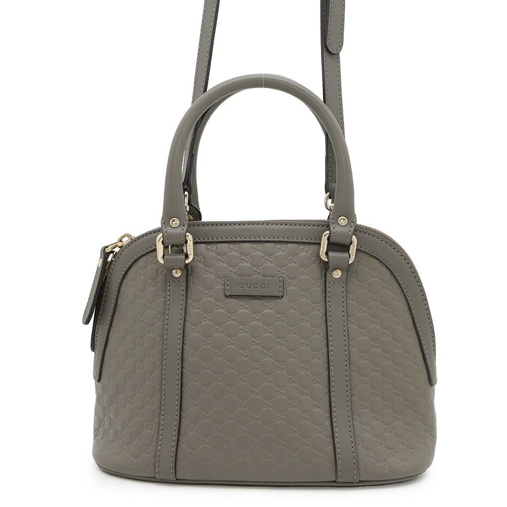 グッチ ハンドバッグ マイクログッチシマ 449654 GUCCI 2WAYショルダーバッグ GG柄 アウトレット品