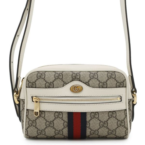 グッチ ショルダーバッグ オフィディア ミニバッグ GGスプリーム PVC レザー 517350 GUCCI バッグ 白
