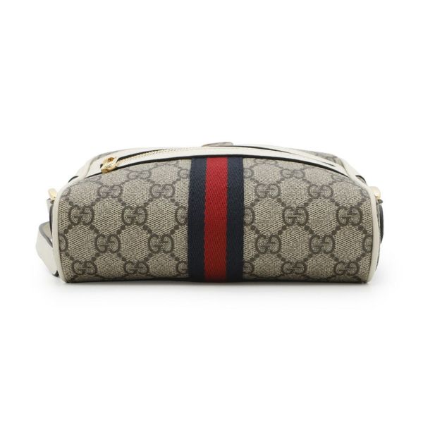 グッチ ショルダーバッグ オフィディア ミニバッグ GGスプリーム PVC レザー 517350 GUCCI バッグ 白