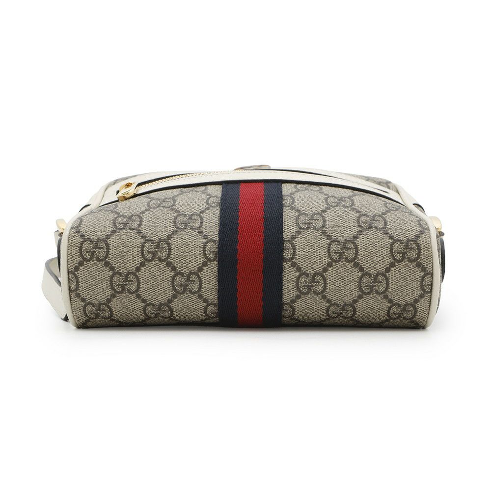 グッチ ショルダーバッグ オフィディア ミニバッグ GGスプリーム PVC レザー 517350 GUCCI バッグ 白