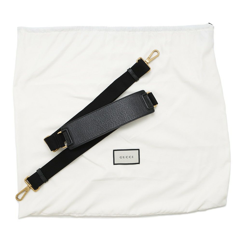 グッチ トートバッグ ロゴ レザー 429036 GUCCI 2wayショルダー バッグ 黒