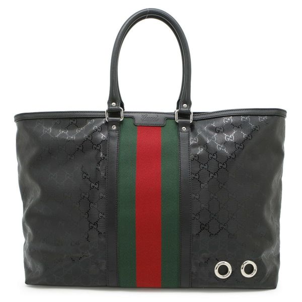 ✨️美品✨️GUCCI 　インプリメ トートバッグ PVC レザー 黒 グッチ GUCCI トートバッグ インプリメ ロゴ トートバック PVC 限定