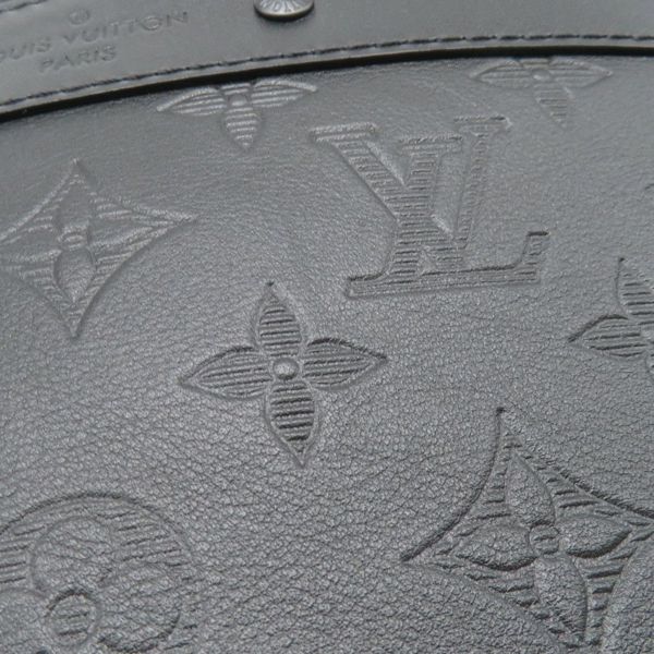 ルイヴィトン クラッチバッグ モノグラム・シャドウ ポシェット・トゥ・ゴー M81570 ブラック 黒