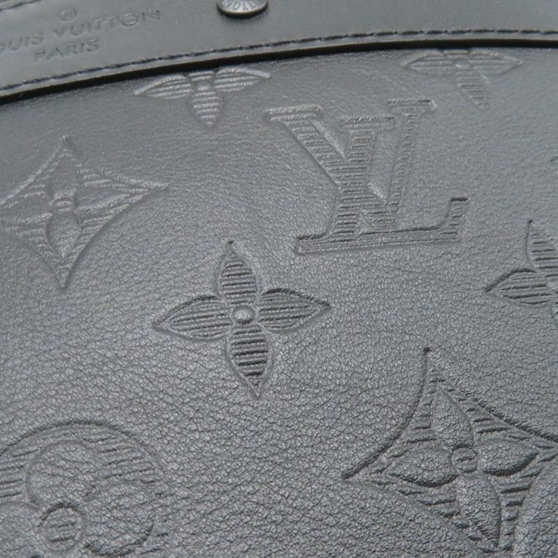 ルイヴィトン クラッチバッグ モノグラム・シャドウ ポシェット・トゥ・ゴー M81570 ブラック 黒